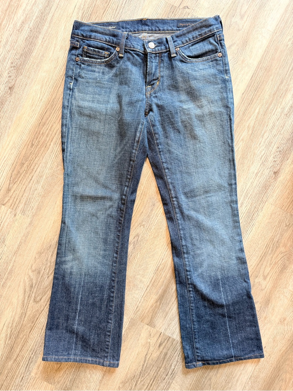 Citizens Of Humanity Custom Tailored Blue Bootcut Jeans